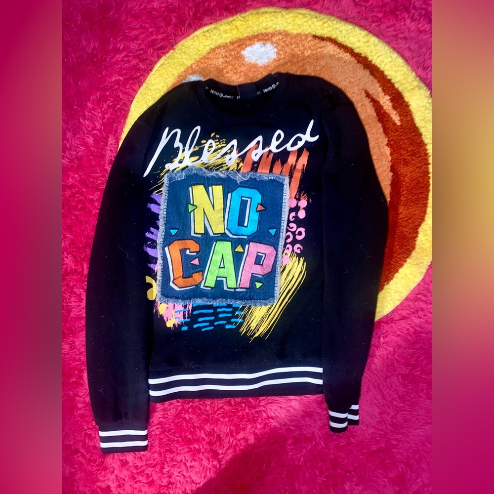 Switch men’s black embroidered sweater